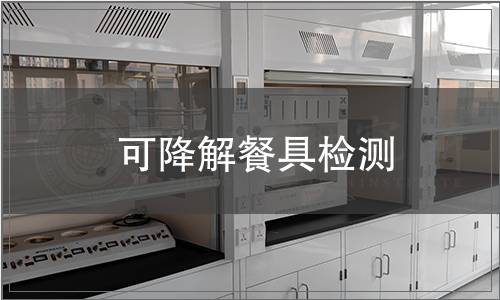 可降解餐具檢測