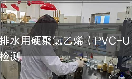 建筑排水用硬聚氯乙烯（PVC-U）管件檢測(cè)