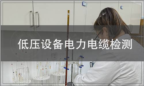 低壓設(shè)備電力電纜檢測